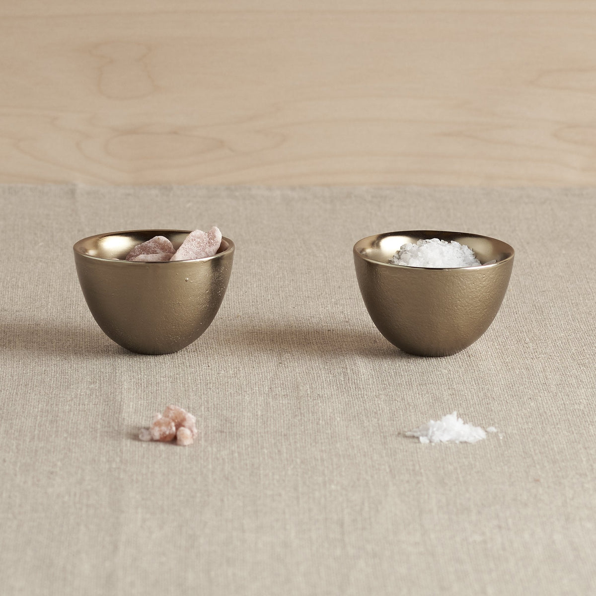 Stinson Antique Brass Pinch Bowls - Set of 2