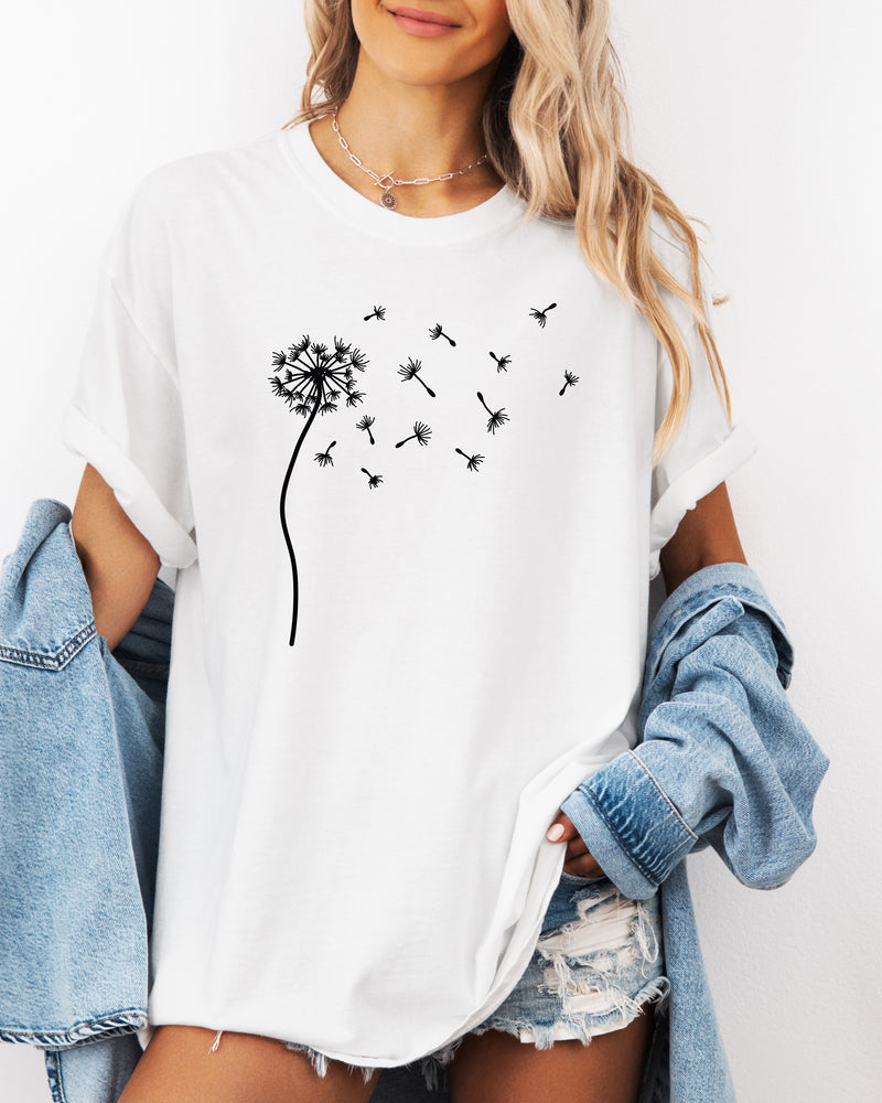 Dandelion Wishes Women's T-shirt Comfort Colors
