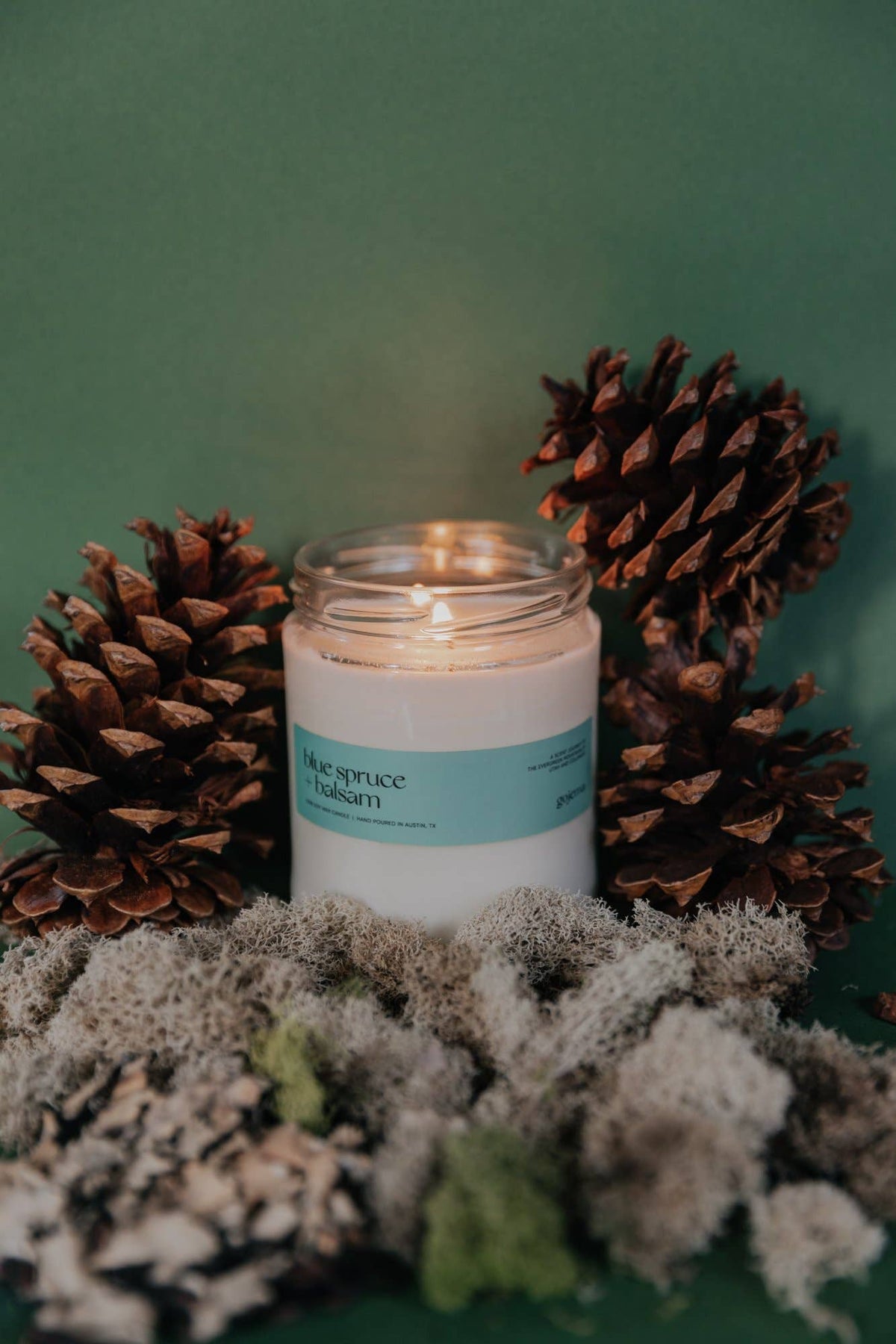 Blue Spruce + Balsam - Large Soy Candle