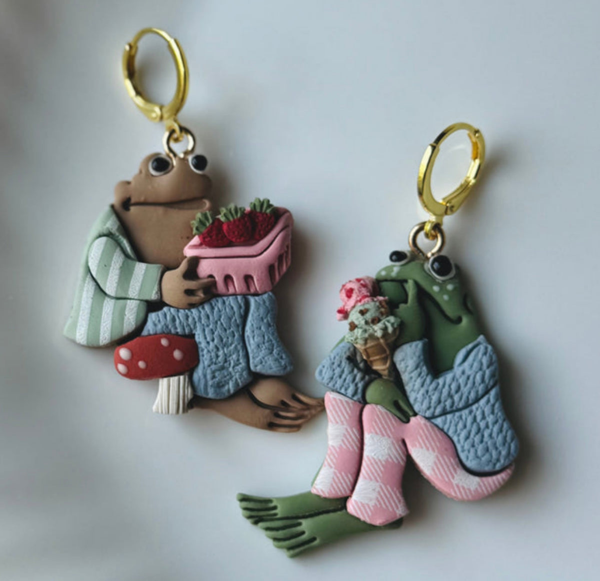 Handmade Clay Earrings