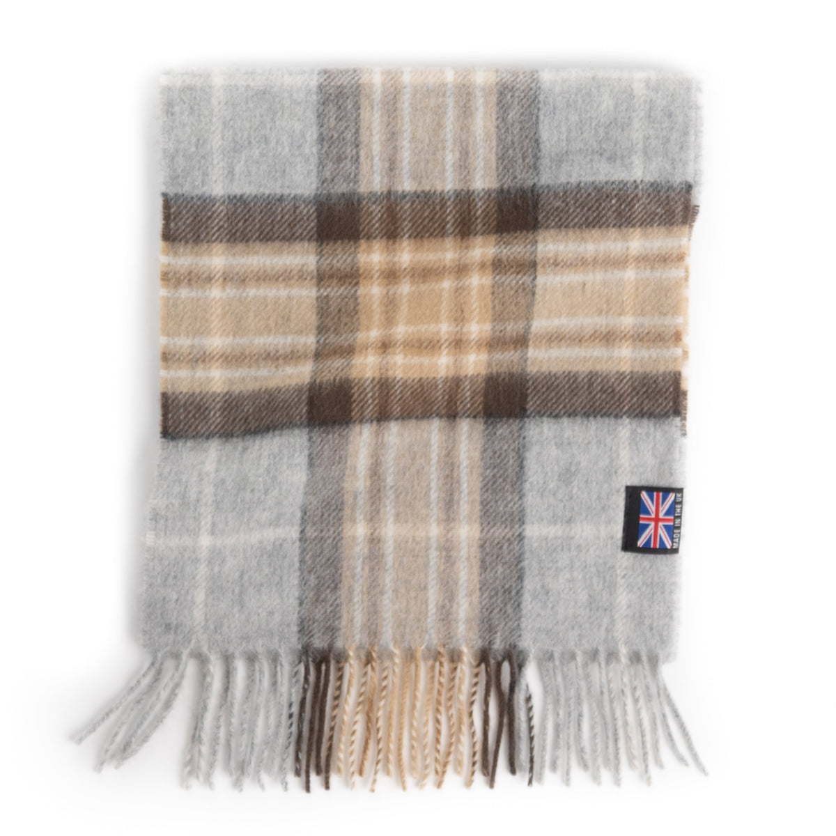 Merino Lambswool Tartan Scarf - McKellar
