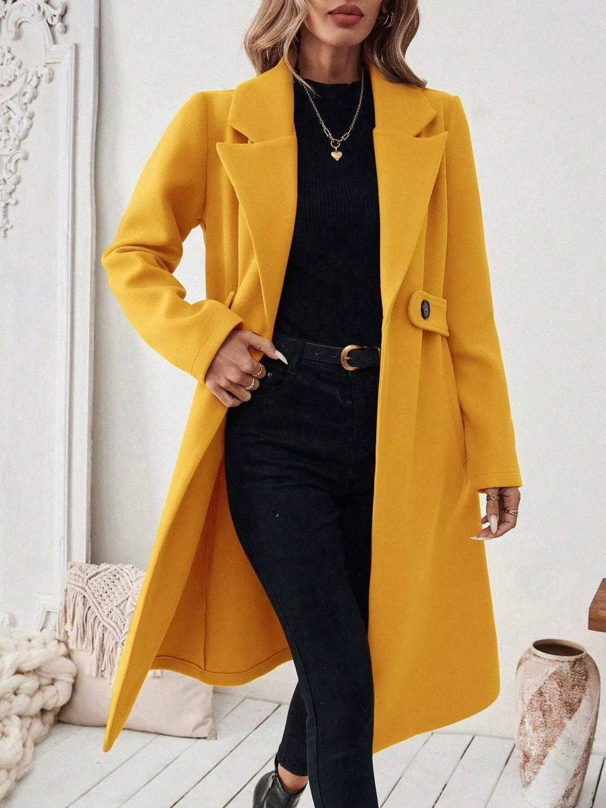 The Essential Single-Button Longline Coat