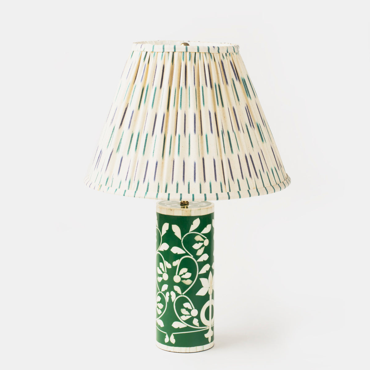 Floral Vines Table Lamp - Green