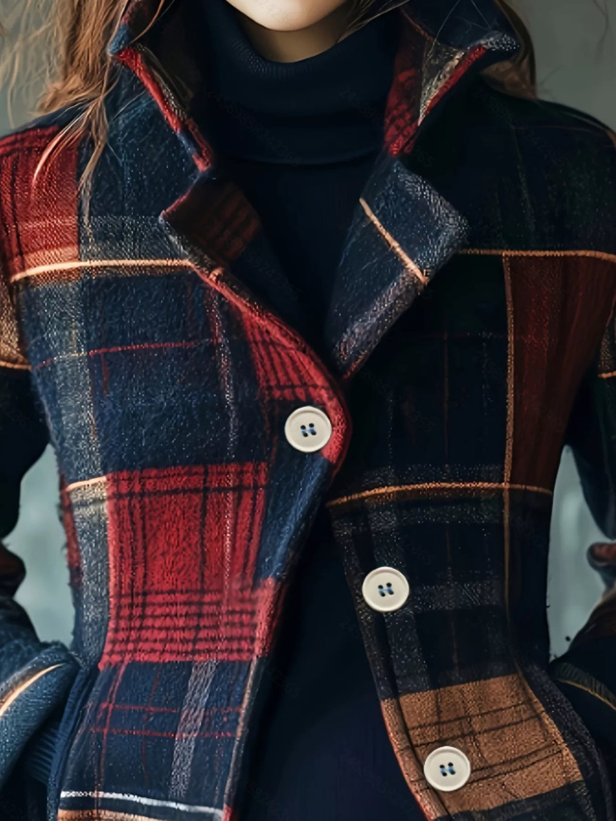 Vintage Plaid Jacket