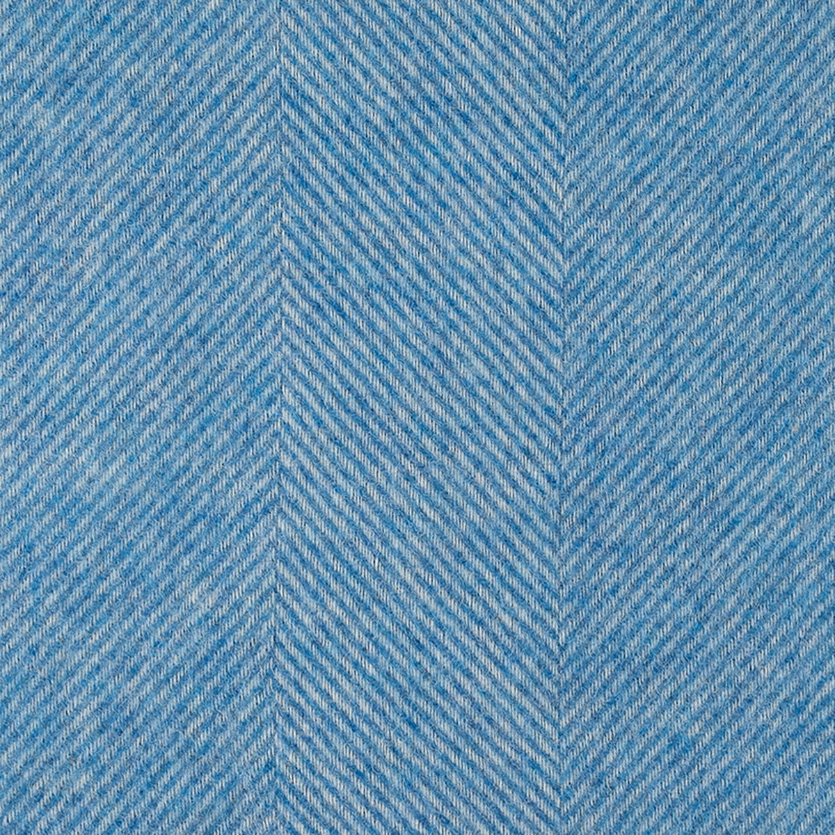 Southampton Home Shetland Lambswool Herringbone Throw – Ocean Blue