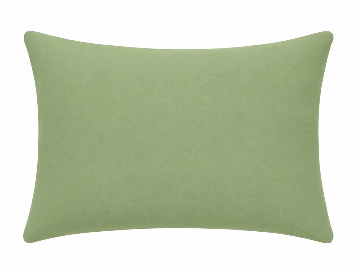 Plain sage green pillowcase cover