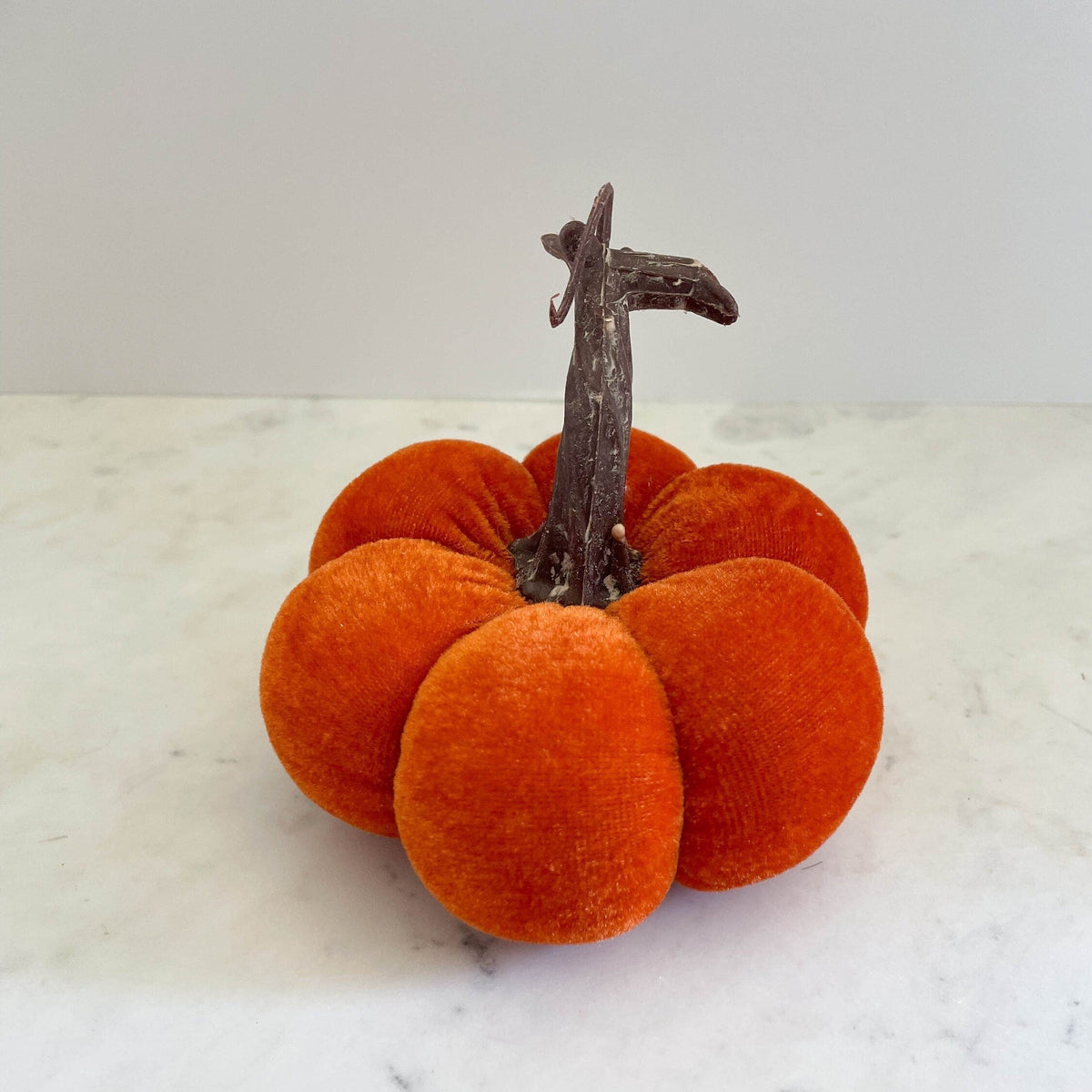3" Velvet Pumpkin