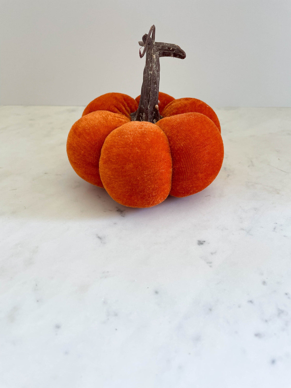 3" Velvet Pumpkin