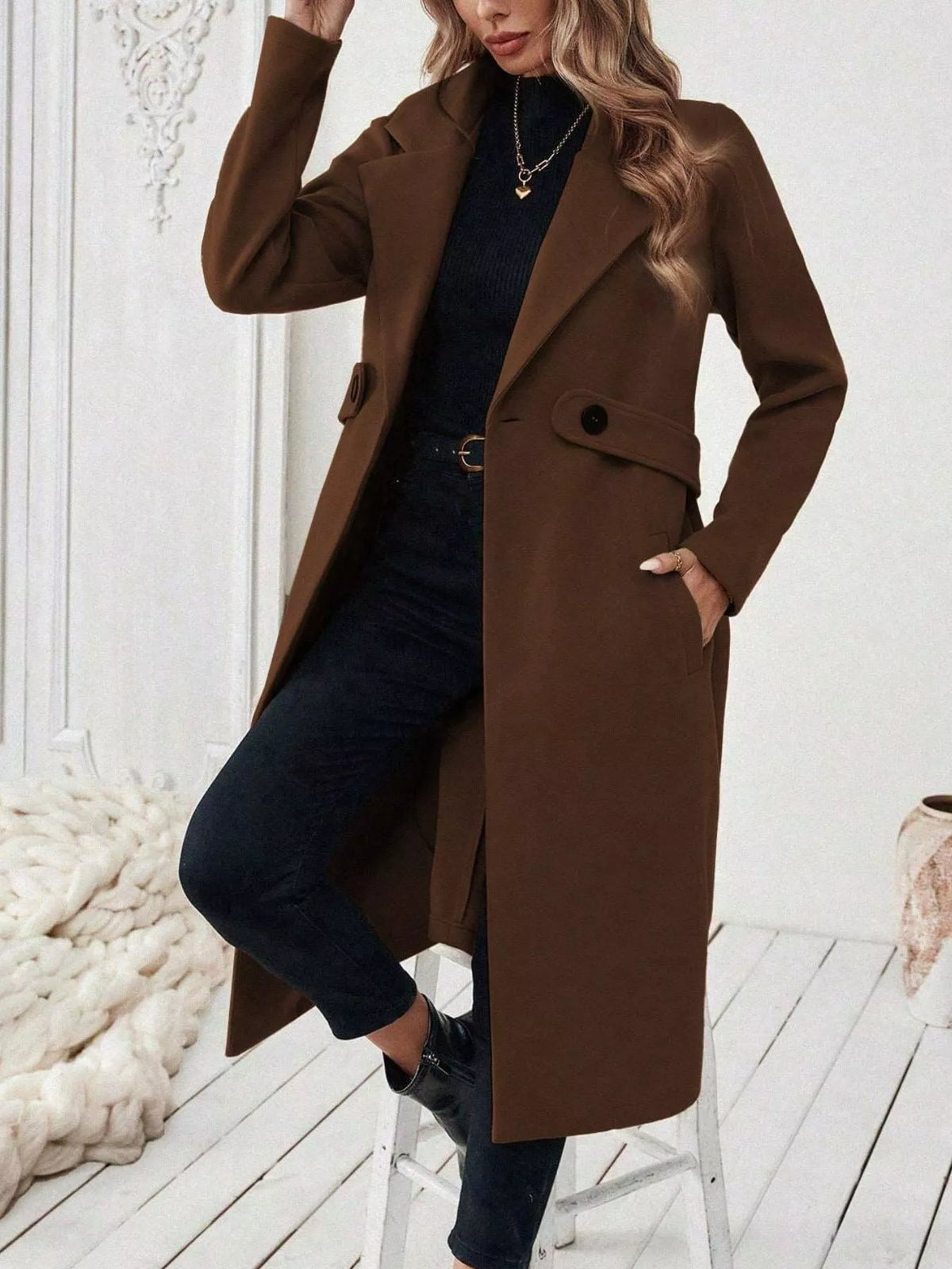 The Essential Single-Button Longline Coat