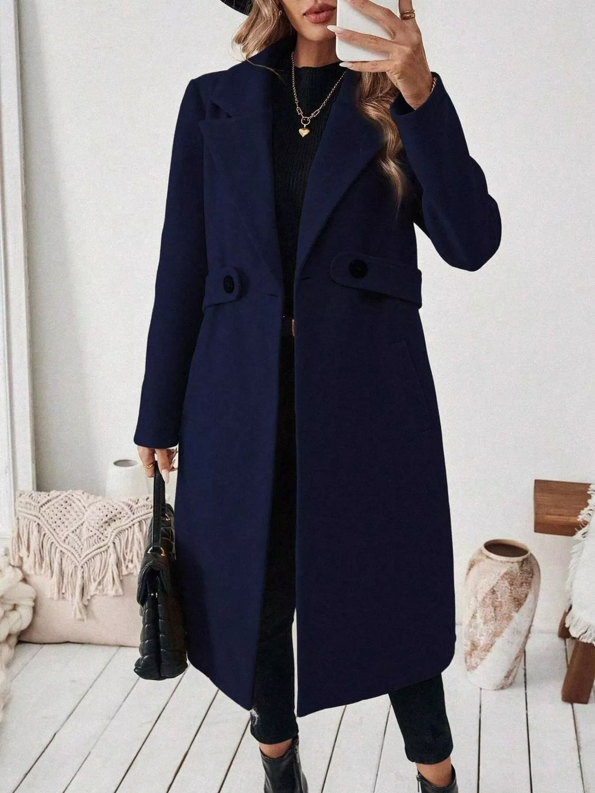The Essential Single-Button Longline Coat
