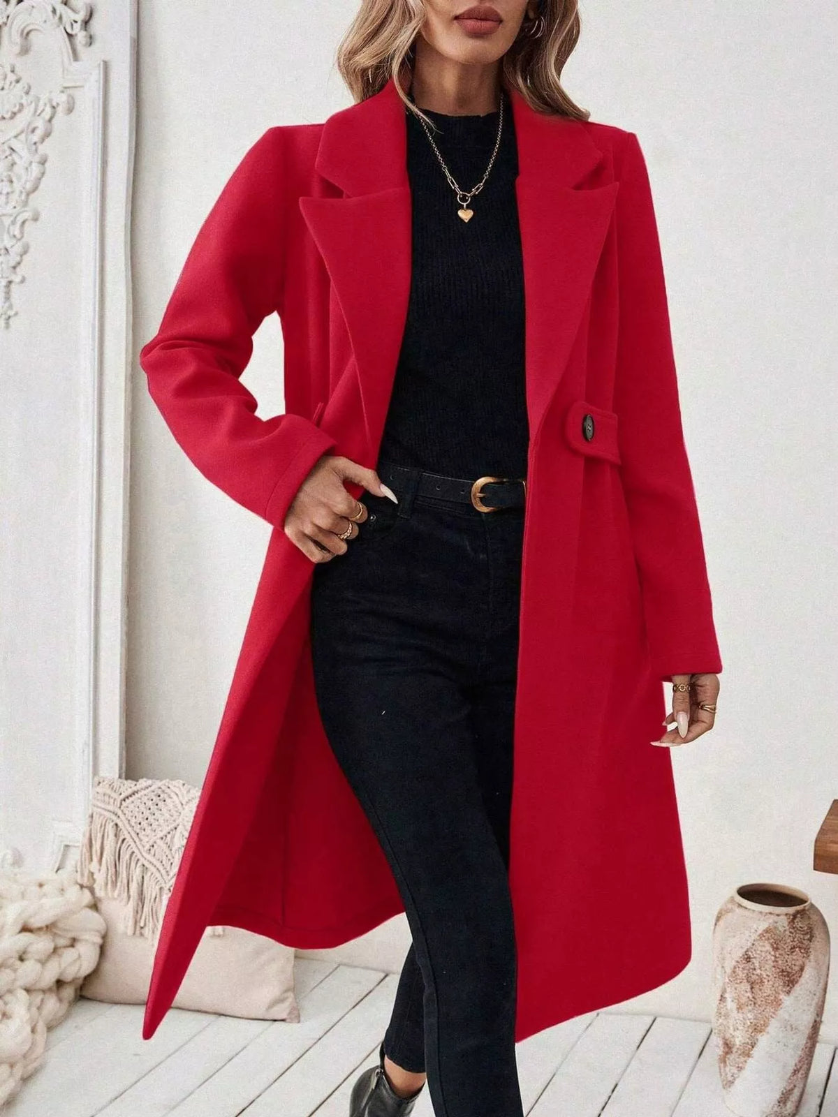 The Essential Single-Button Longline Coat