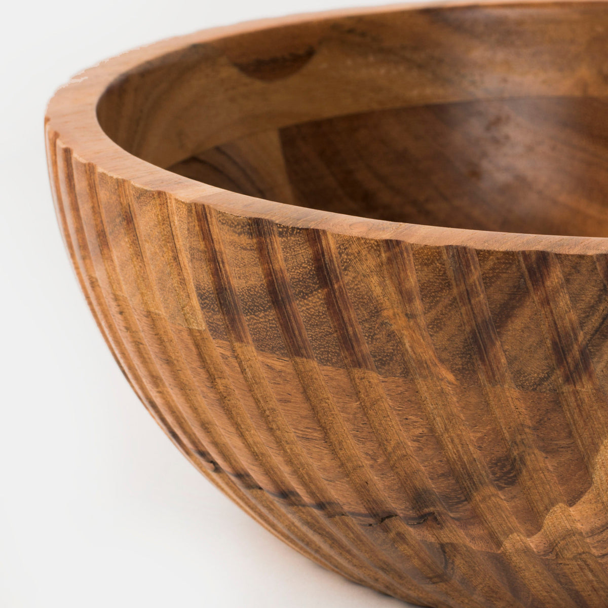 Stria Acacia Wood Bowls