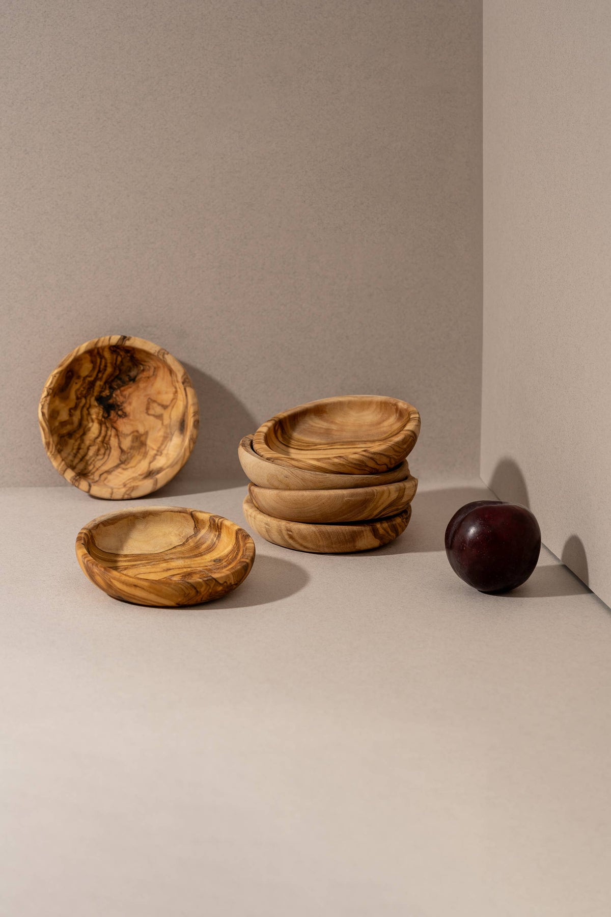 Natural Olive Wood Ramkin