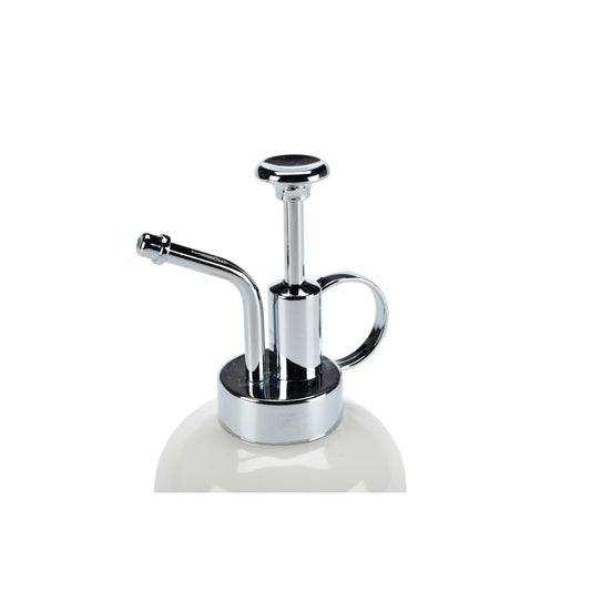 Chrome indoor plant mister spray head with stone bottle base