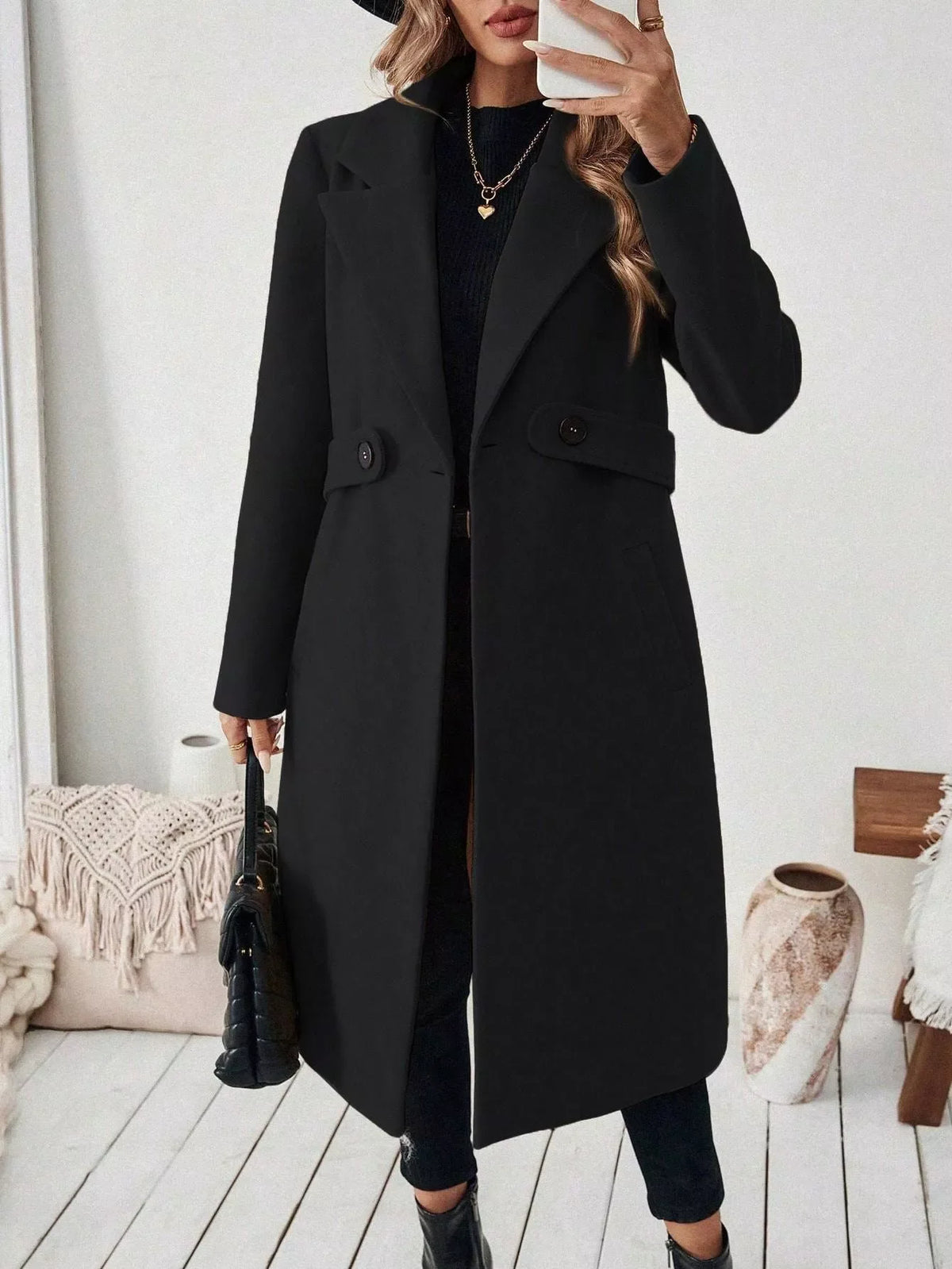 The Essential Single-Button Longline Coat