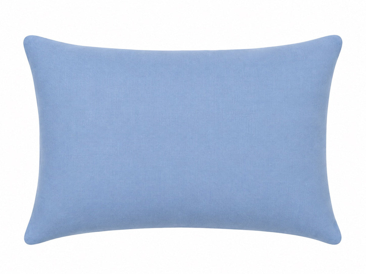 Plain blue pillowcase cover