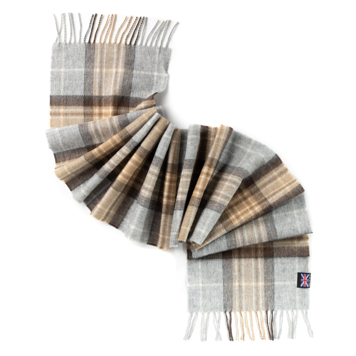 Merino Lambswool Tartan Scarf - McKellar