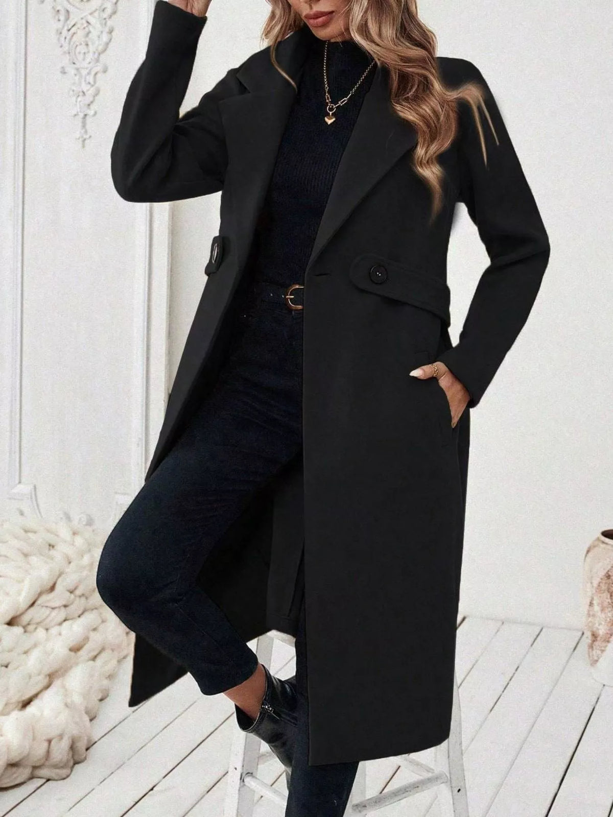The Essential Single-Button Longline Coat