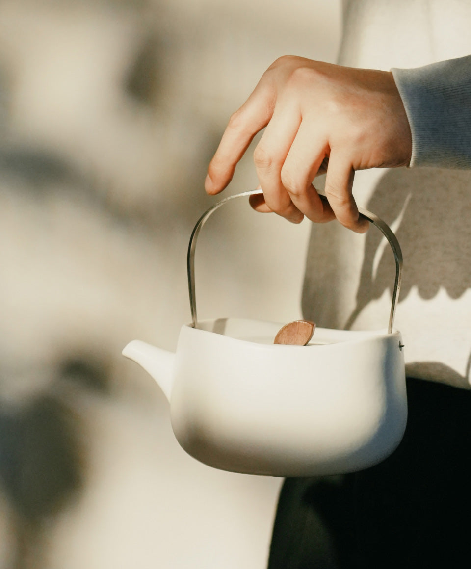 Leiph Self-heating Teapot Set - Moonmist Blue (SD)