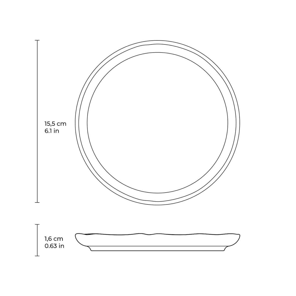 Bread Plate Set of 6