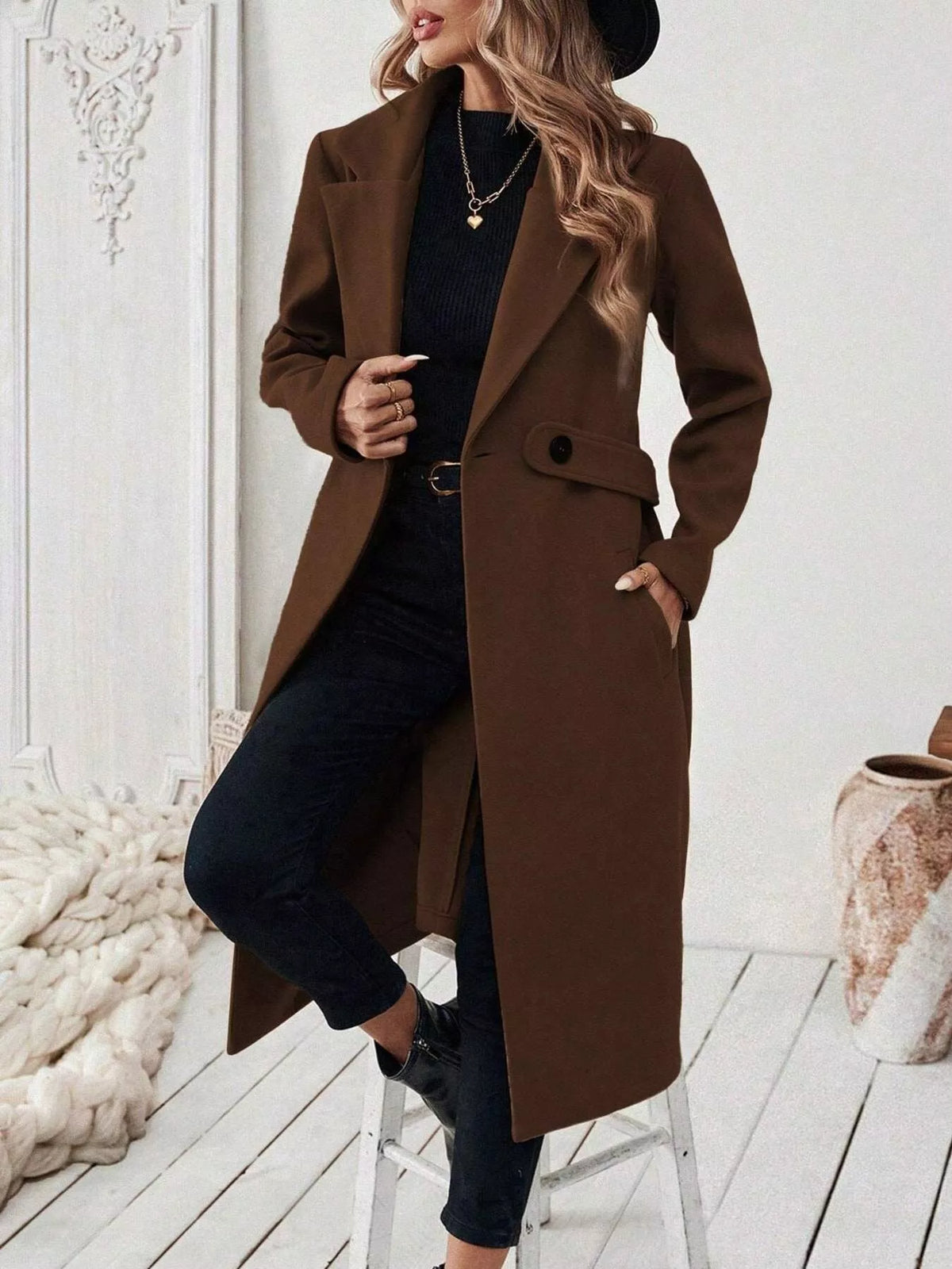 The Essential Single-Button Longline Coat
