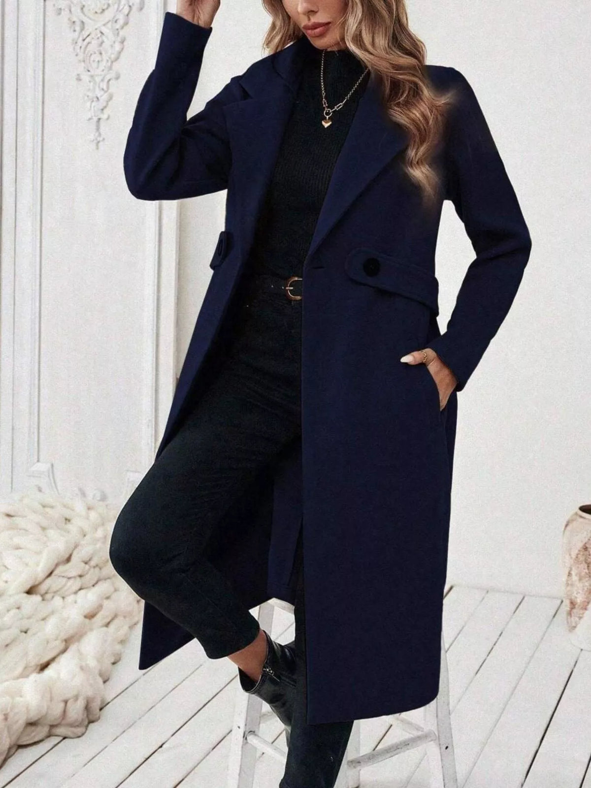 The Essential Single-Button Longline Coat