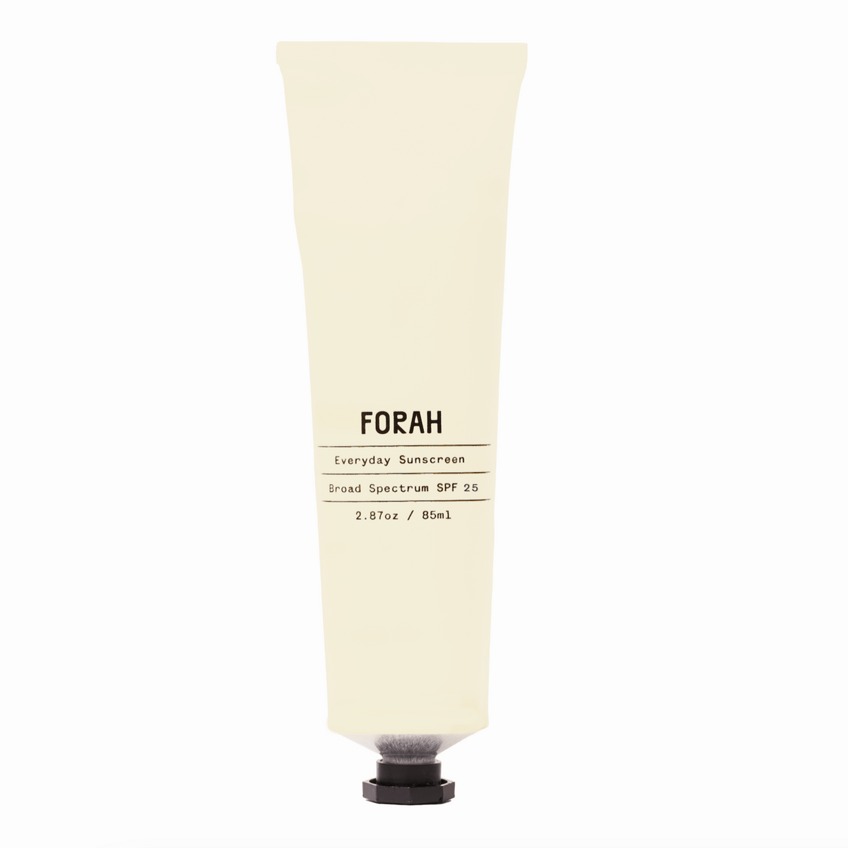 Mineral sunscreen tube by FOKAH, Everyday Sunscreen SPF 25, 2.87 oz/85 ml