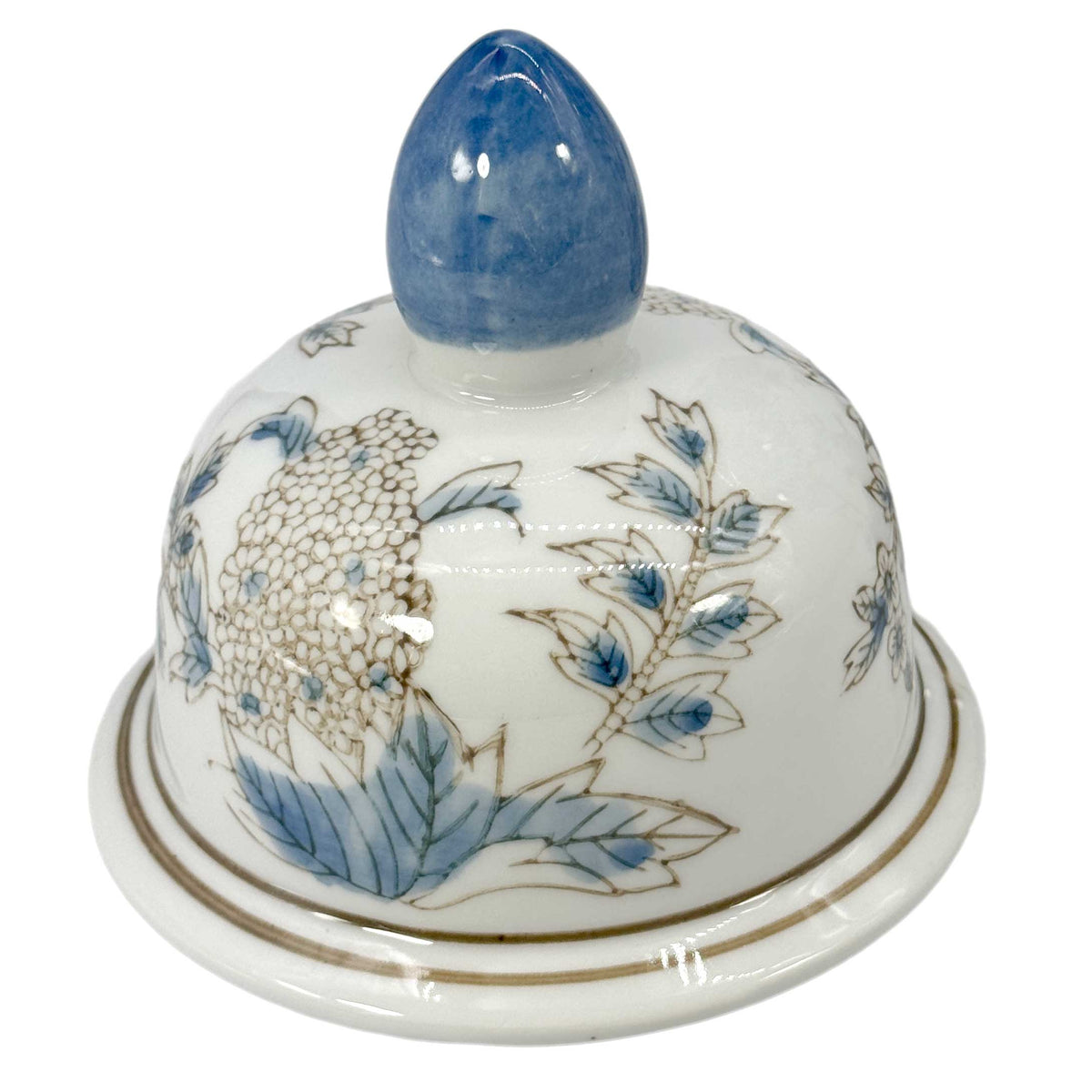 White & Blue Chinoiserie Ginger Jar 14"