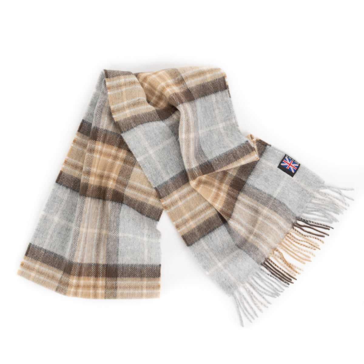 Merino Lambswool Tartan Scarf - McKellar