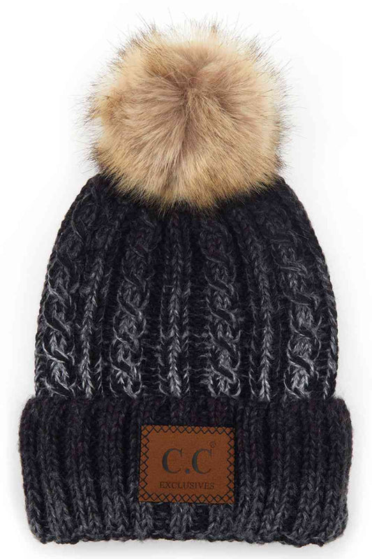 C.C Ombre Beanie with Pom