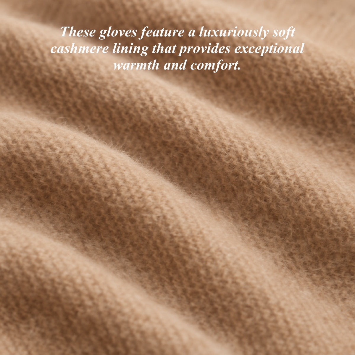 Emilia (brown) - Classic Italian lambskin leather gloves with cashmere lining and checkered pattern
