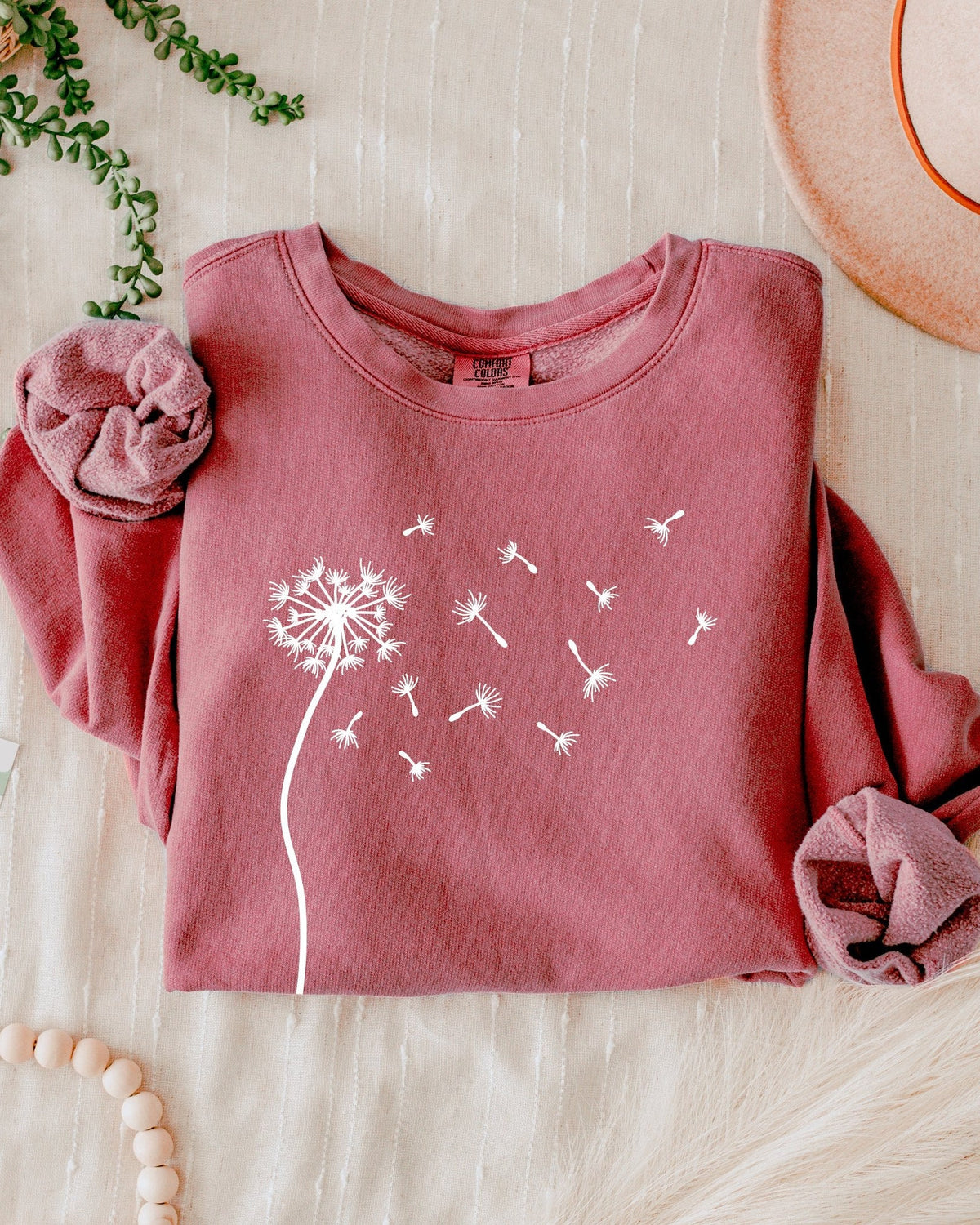 Dandelion Wishes Women's Sweatshirt Comfort Colors