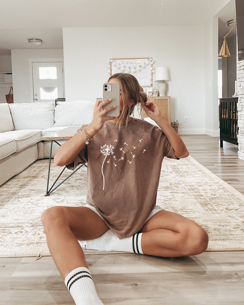 Dandelion Wishes Women's T-shirt Comfort Colors