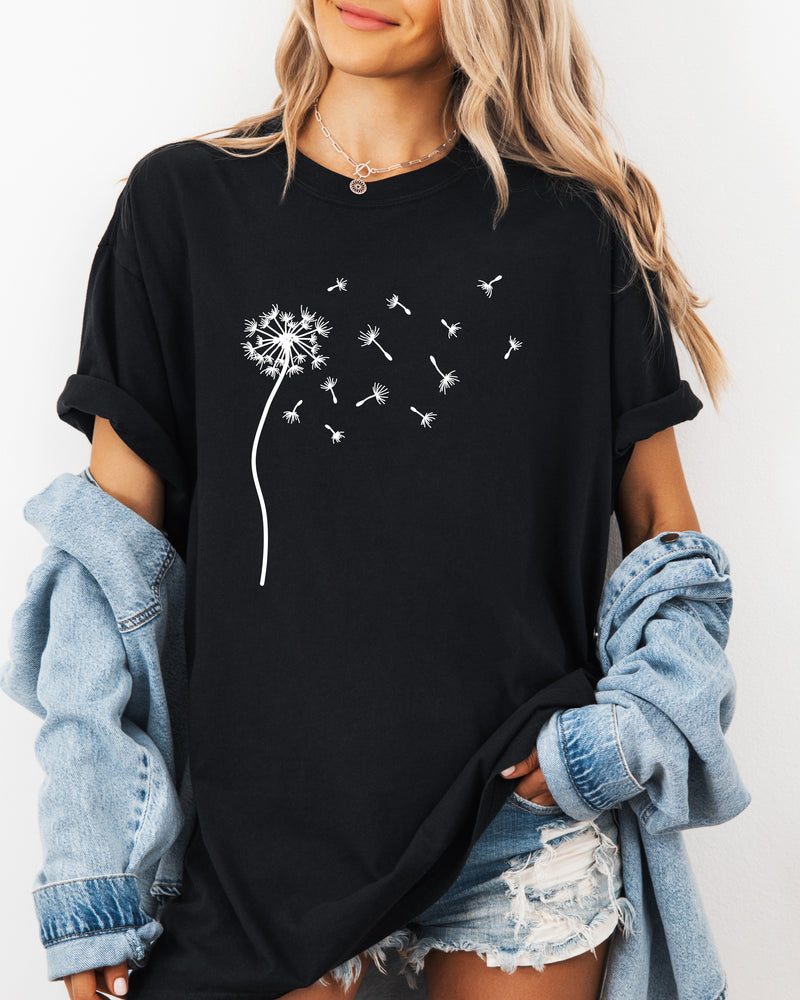 Dandelion Wishes Women's T-shirt Comfort Colors