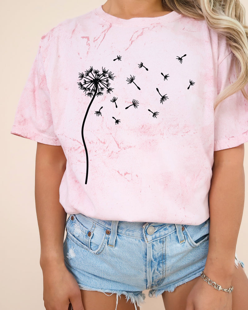 Dandelion Wishes Women's T-shirt Comfort Colors