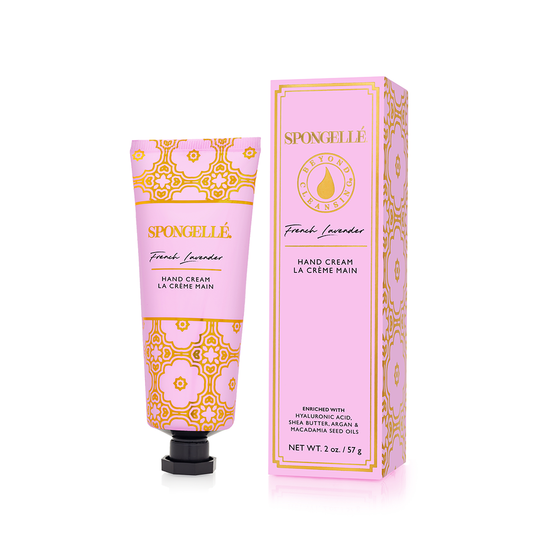 SPONGELLE French lavender hand cream tube with matching product box, 2 oz.