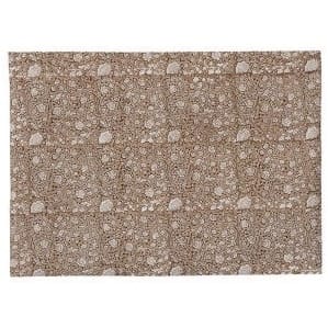 Handmade Block Print Recycled Gift Wrapping Paper, 12 Styles (3 Sheets Per Roll)