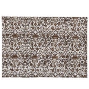 Handmade Block Print Recycled Gift Wrapping Paper, 12 Styles (3 Sheets Per Roll)