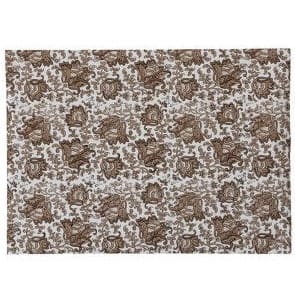 Handmade Block Print Recycled Gift Wrapping Paper, 12 Styles (3 Sheets Per Roll)