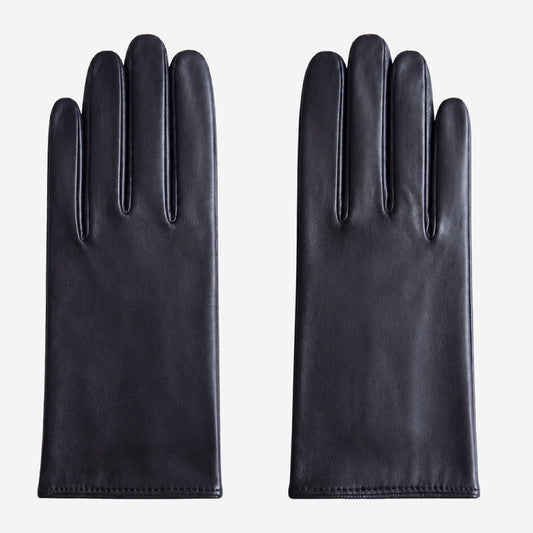 Marcella (black) - Unlined women’s lambskin leather gloves