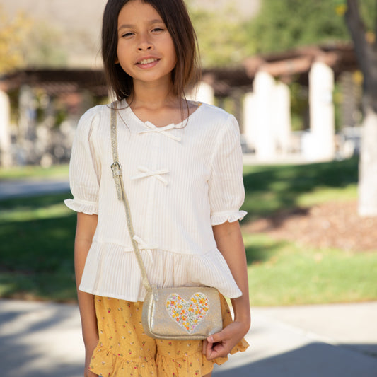 Sparkly Glitter Heart Purse for Little Girls (Ages 3–8, Toddlers) Cute and Stylish Design, Premium Quality