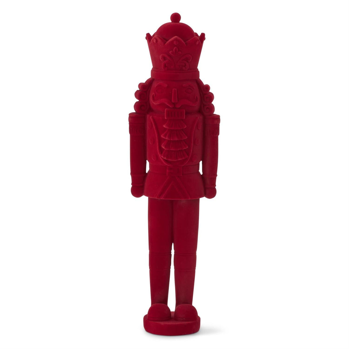 Velvet Resin Nutcracker Soldier – 18.25" Christmas Decor -2 Colors