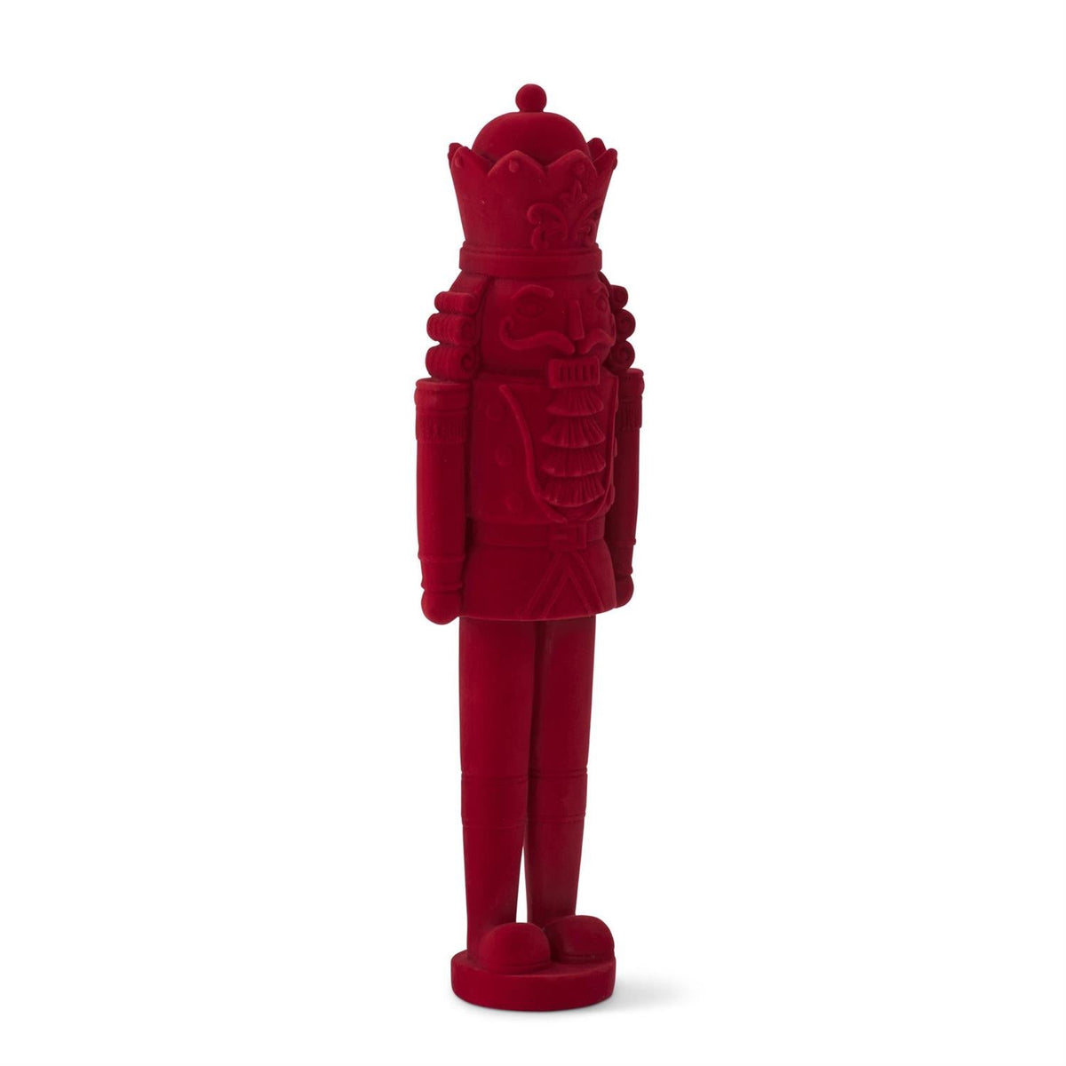 Velvet Resin Nutcracker Soldier – 18.25" Christmas Decor -2 Colors