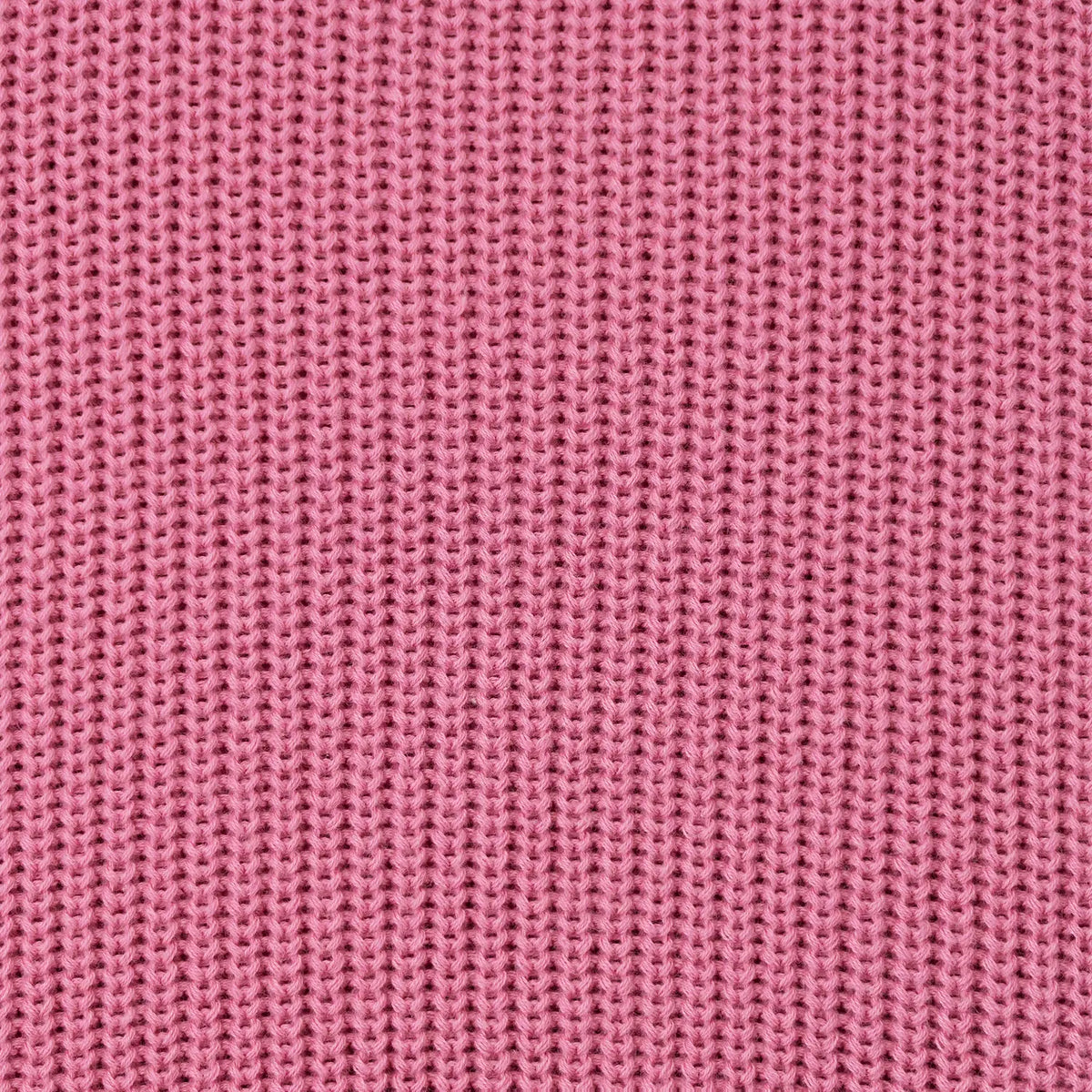 Rose pink textured knit fabric panel for baby sweater