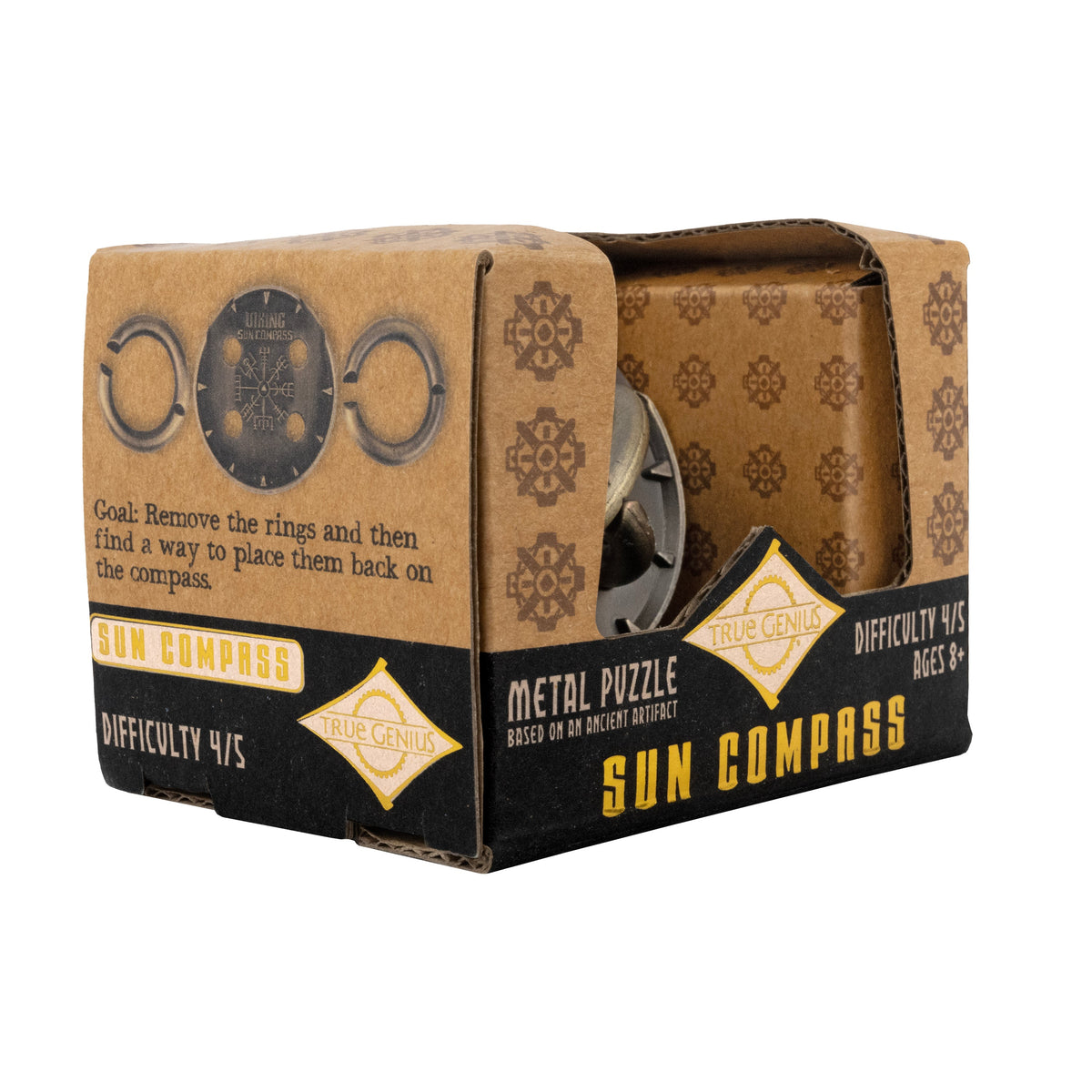 Viking Sun Compass - Metal Puzzle