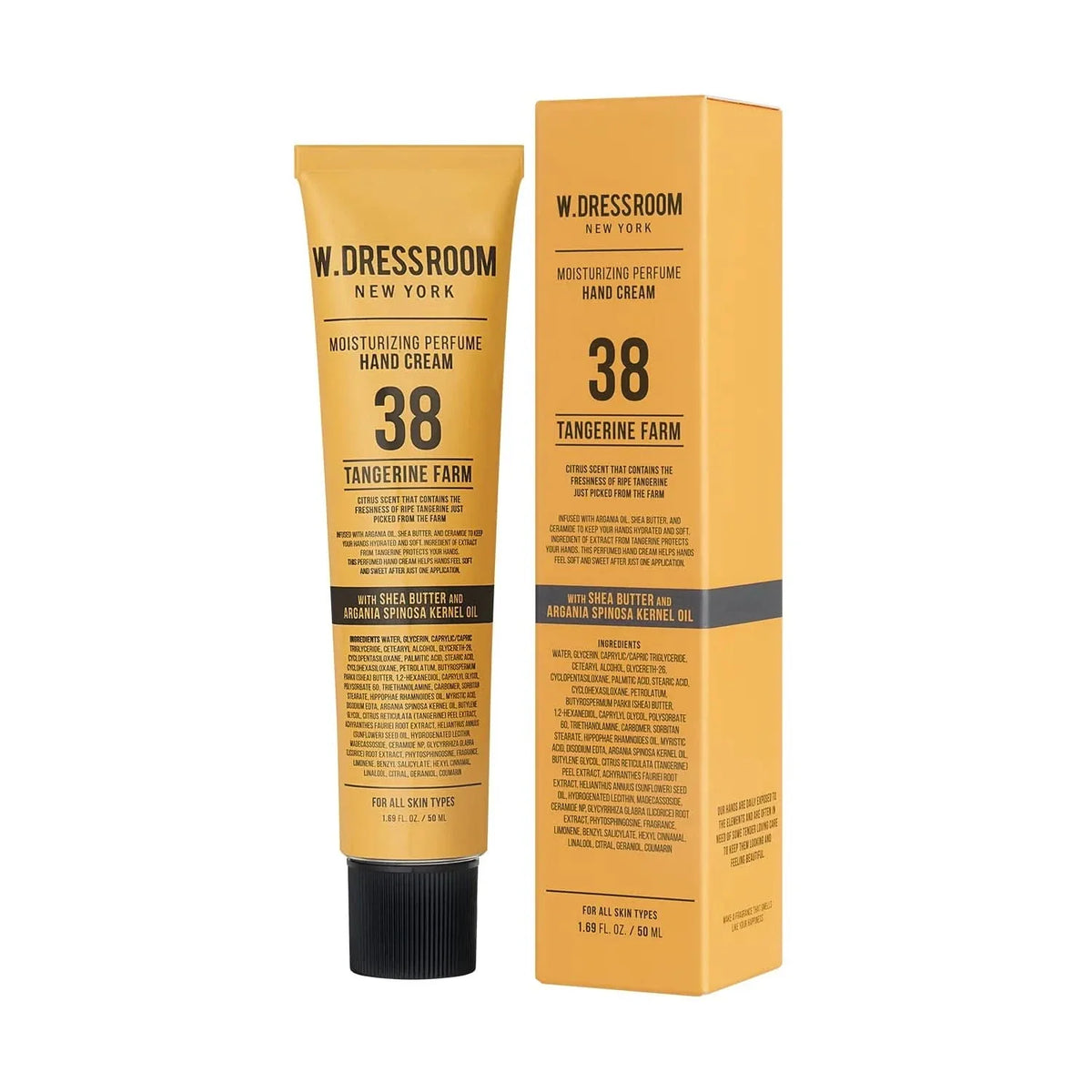 Moisturizing perfume hand cream tube and box, No.38 Tangerine Farm, 1.69 fl oz