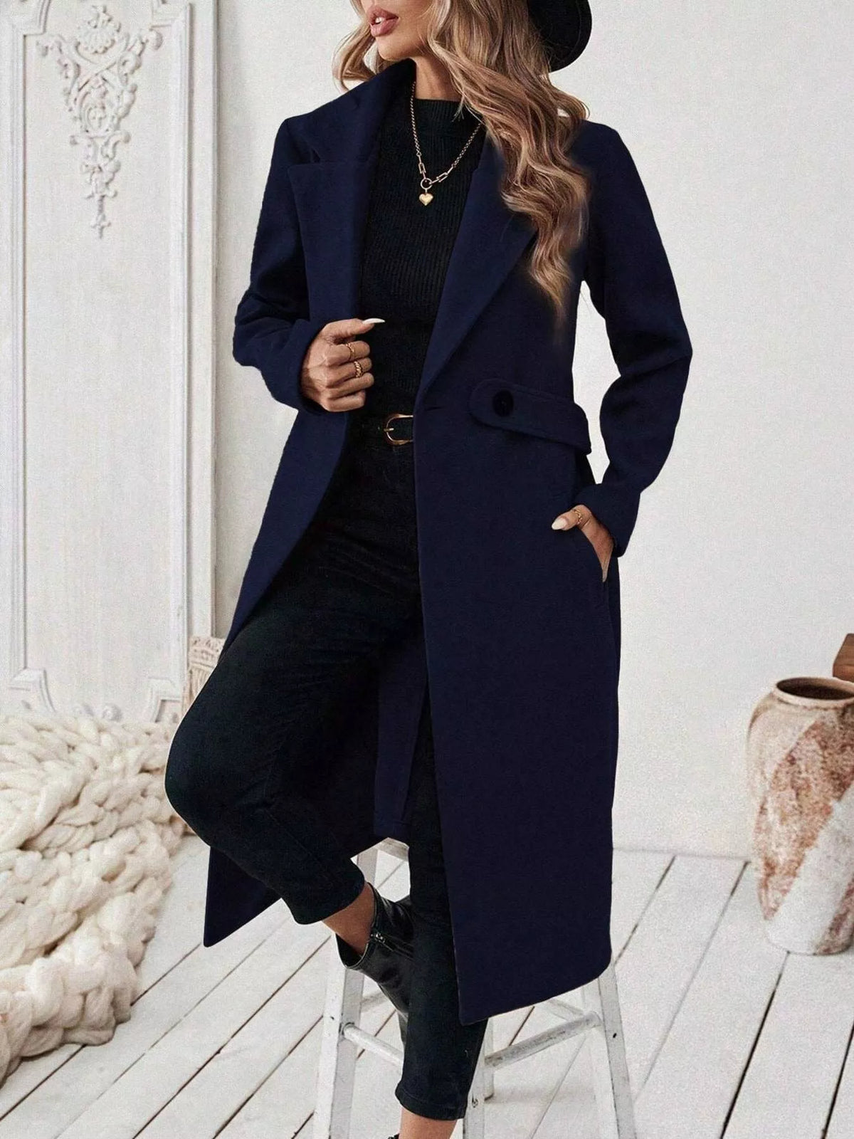 The Essential Single-Button Longline Coat