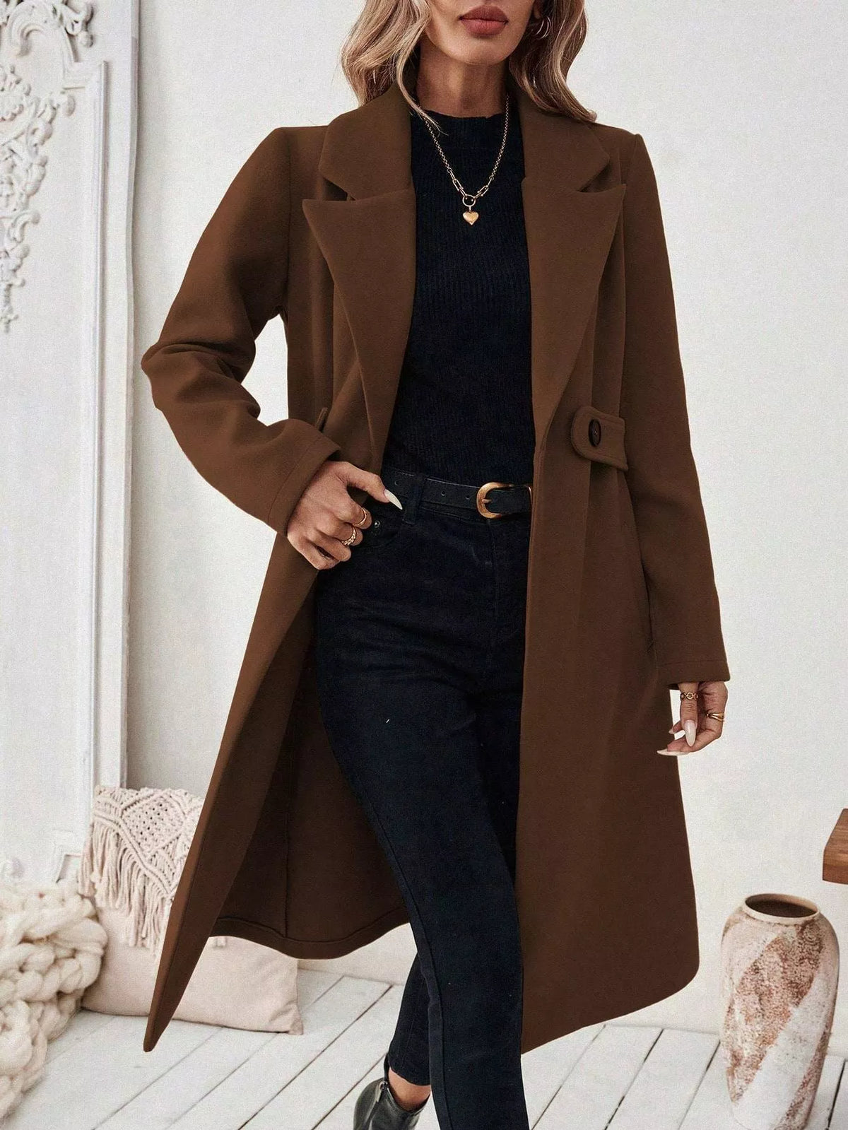 The Essential Single-Button Longline Coat