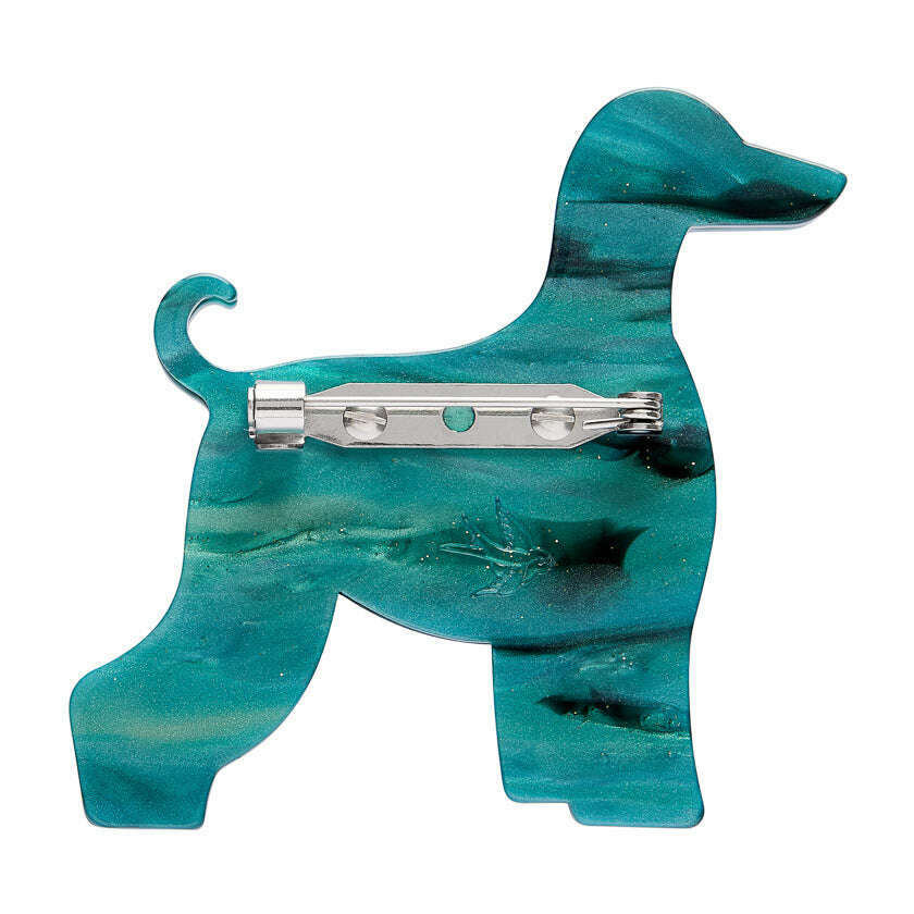 Ainslee the Afghan Hound Brooch by Erstwilder
