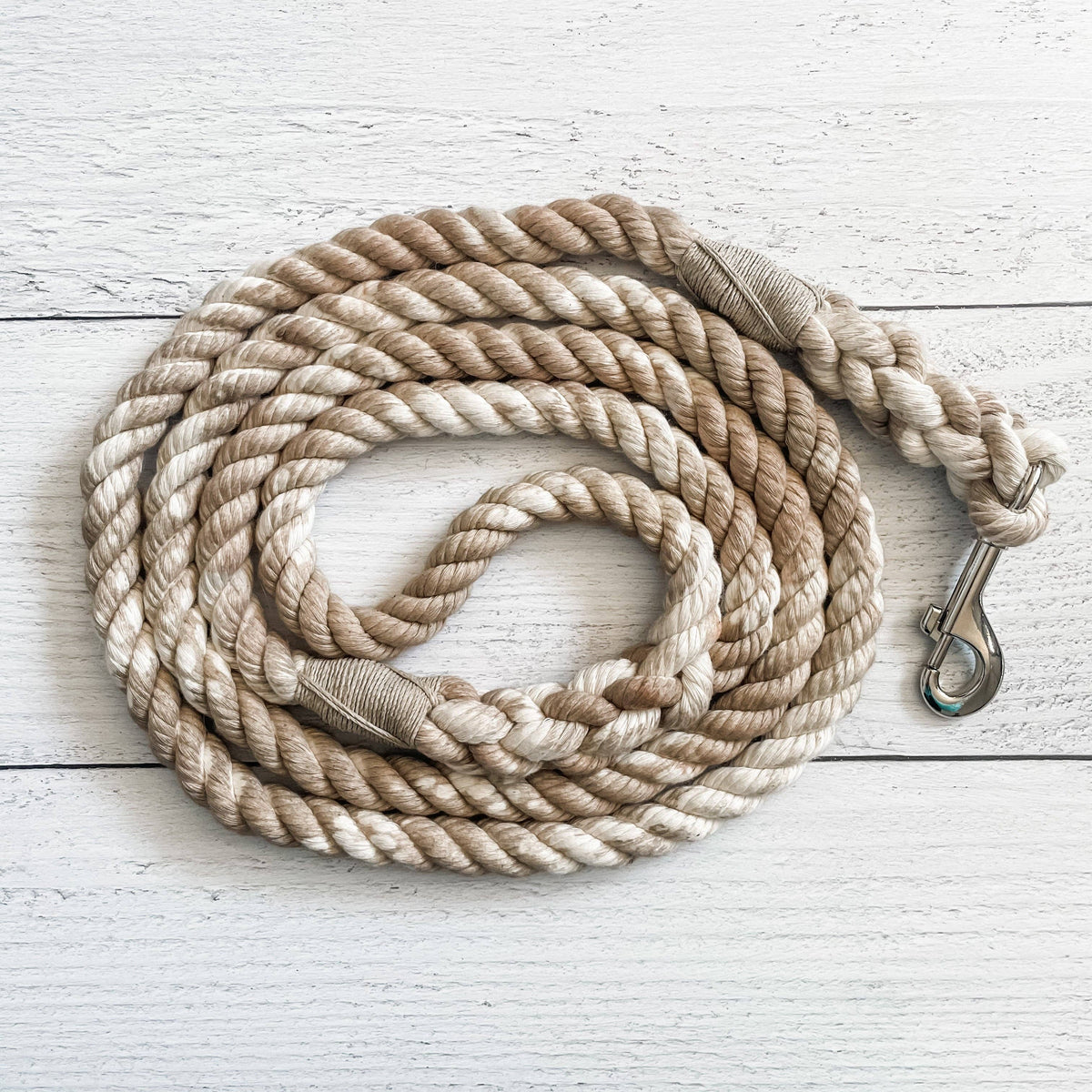 Taupe Leash: 5 Feet / Ombre / 1/4 Inch